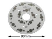 15W High Power 15 LED Aluminum Base Plate Diameter 90mm