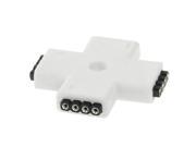 4 Pin 4 Way Shape Female Connector for RGB LED Flexible Strip