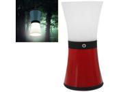 Portable Camping Lantern Night Light Outdoor Lighting Red Warning Strobe Lamp Carabiner Hook Red