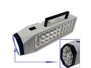 30 8 Rechargeable Portable Emergency Lights White