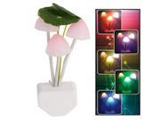 Newest Colorful Decorative Mushroom Dream Night Light with Photoelectric Switch