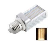 E27 3W 33 LED SMD 3014 330LM Warm White Light Horizontal Plug Light Bulb AC 85 265V