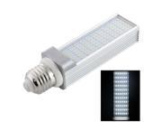 E27 7W 66 LED SMD 3014 700LM White Light Horizontal Plug Light Bulb AC 85 265V