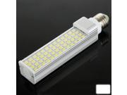 E27 13W White 52 LED SMD 5050 Horizontal Plug Light Bulb AC 85 220V
