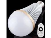 2 x 12W Warm White White E27 LED Bulb Lights Lamps Color Temperature Brightness Adjustable with 2.4G RF Remote Control