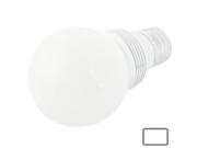 E27 3W White LED Energy Saving Light Bulb AC 85 265V