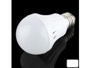 E27 5W White Light 25 LED Ball Steep Light Bulb AC 220V