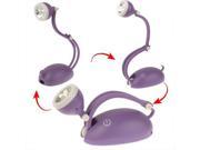 3 LED Changeable Folding Touch Table Lamp or Flashlight Purple