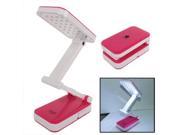 Folding 24 LED Rechargeable Desk Lamp Pink