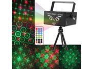 2 color Holographic Anime Laser Stage Lighting Fireworks Projector with Remote Control Dynamic Liquid Sky Support Sound Active Auto mode Black