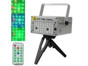 3 color Multifunction Mini Laser Stage Lighting with Remote Control Sound Active Auto Mode