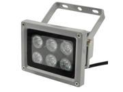 6W White 6 LED Floodlight Lamp AC 85 265V Luminous Flux 540 600lm