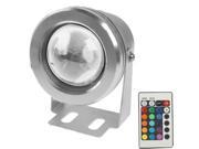 10W RGB LED Light with Remote Controller DC 12V Luminous Flux 800 900lm