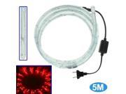 Casing Waterproof Casing Red LED Rope Light with Controller Length 5M
