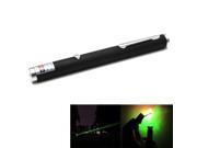 4mw 532nm Green Beam Laser Stage Pen Built in Battery Black