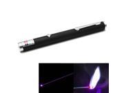 4mw 405nm Purple Beam Laser Stage Pen Built in Battery Black