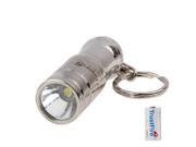 TrustFire Mini 01 Stainless Steel CREE XM L T6 3 mode LED Flashlight with 1 x CR123A Battery Keychain Silver