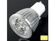 GU10 5W Adjustable Brightness Warm White 5 LED Spotlight Bulb AC 220V