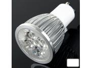 GU10 5W Adjustable Brightness White 5 LED Spotlight Bulb AC 220V