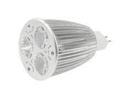 MR16 6W Adjustable Brightness Warm White 3 LED Spotlight Bulb 12V