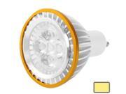 GU10 5W Warm White Light CREE LED Sportlight Bulb AC 85 265V