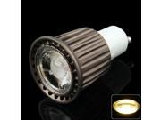 GU10 7W Warm White COB LED Spotlight Bulb AC 85 265V