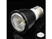 E27 7W White COB LED Spotlight Bulb AC 85 265V