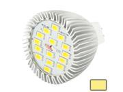 MR16 6.4W Warm White 15 LED 5630 SMD Spotlight Bulb AC DC 10 18V