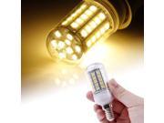 PULUZ E14 5050 SMD 5.0W AC AC 220V 420LM LED Corn Light Lamp with Transparent Cover Warm White Light 59 LEDs