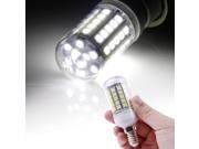 PULUZ E14 5050 SMD 5.0W AC 220V 420LM LED Corn Light Lamp with Transparent Cover White Light 59 LEDs