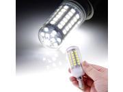 PULUZ E14 5050 SMD 5.0W AC 220V 500LM LED Corn Light Lamp with Transparent Cover White Light 69 LEDs