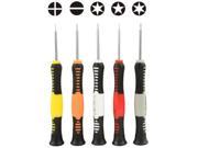 Universal 5 in 1 Micro Turn Hand Tools Screwdrivers for Apple iPhone Blackberry Other Mobile Phone