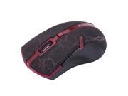 RF 6110 2.4GHz 800 1600 2000 3200 DPI Wireless Optical Mouse Red