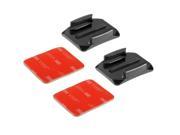 PULUZ 2 Curved Surface Mounts 2 Adhesive Mount Stickers for GoPro HERO4 3 3 2 1