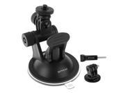 PULUZ Car Suction Cup Mount With Screw Tripod Mount Adapter for GoPro HERO4 3 3 2 1