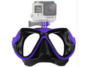 Water Sports Diving Equipment Diving Mask Swimming Glasses for GoPro HERO4 3 3 2 1 Blue