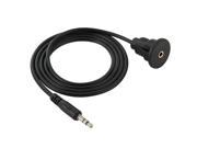 3.5mm Male to Female Extension Cable with Car Flush Mount Length 1m