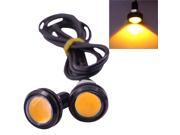 2x 3W 120LM Waterproof Eagle Eye Light Warm White LED Light for Vehicles Cable Length 60cm Pack of 2