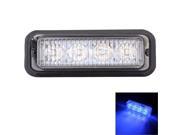 MZ 12W 720LM 440 480nm 4 LED Blue Light Wired Car Flashing Warning Signal Lamp DC12 24V Wire Length 95cm
