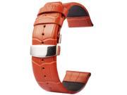 Kakapi Crocodile Texture Double Buckle Genuine Leather Watchband for Apple Watch 38mm (Brown) Kakapi Crocodile Texture Double Buckle Genuine Leather Watchband for Apple Watch 38mm (Brown)