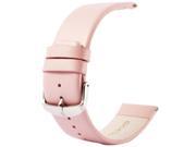 Kakapi Subtle Texture Classic Buckle Genuine Leather Watchband for Apple Watch 38mm Pink