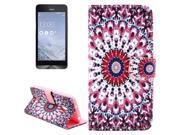 Peacock Pattern Flip Leather Case with Card Slots Wallet Holder for ASUS Zenfone 5 A500CG A501CG A500KL A502CG