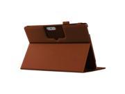 Karst Texture Horizontal Flip Leather Case with Holder for Microsoft Surface 3 Brown