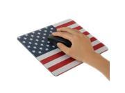 Stylish US Flag Pattern Mouse Pad Size 22cm x 18cm