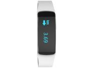 T2 Bluetooth Smart Bracelet with OLED Display Support Calorie Sports Sleep Tracking Waterproof Grade IPX6 Girth 160 210mm White