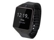 ZF12 1.54 Inch Wearable Bluetooth Smartwatch with Infrared Sensors for iPhone and Android Smart Phone Black