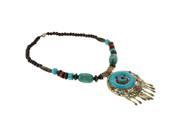 Bohemia Style Sweater Necklace Wood Beads Long Necklace