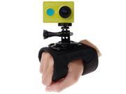 360 Degree Rotation Glove Style Strap Mount Wrist Strap Palm Holder with Screw and Adapter for Xiaomi Yi Sport Camera GoPro Hero4 3 3 2 1 Size 45cm