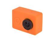 Silicone Gel Protective Case for Xiaomi Yi Sport Camera Orange