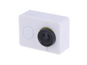 Silicone Gel Protective Case for Xiaomi Yi Sport Camera White